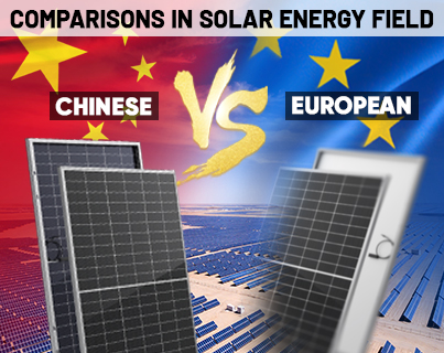 Vergleich europäischer und chinesischer Solarmodule