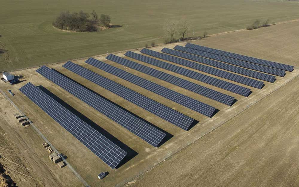 1 MW Solarkraftwerk in Polen
