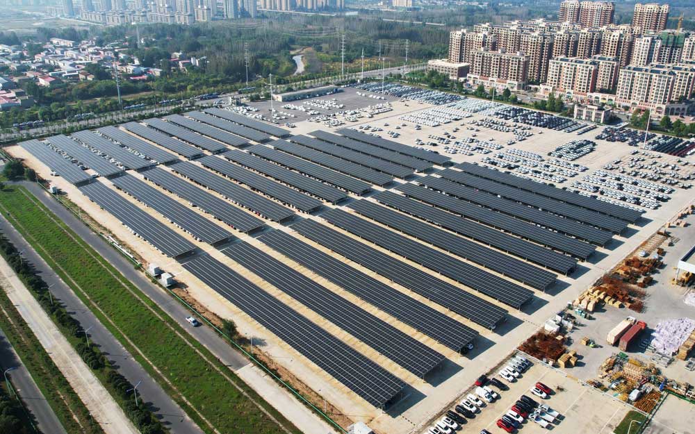 7.5 MW gewerblicher Solar-Carport

